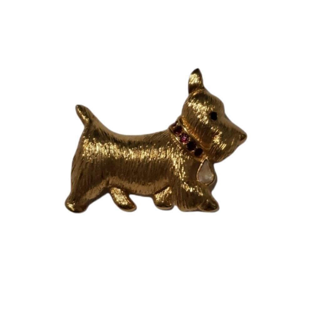 Napier Scottie dog brooch